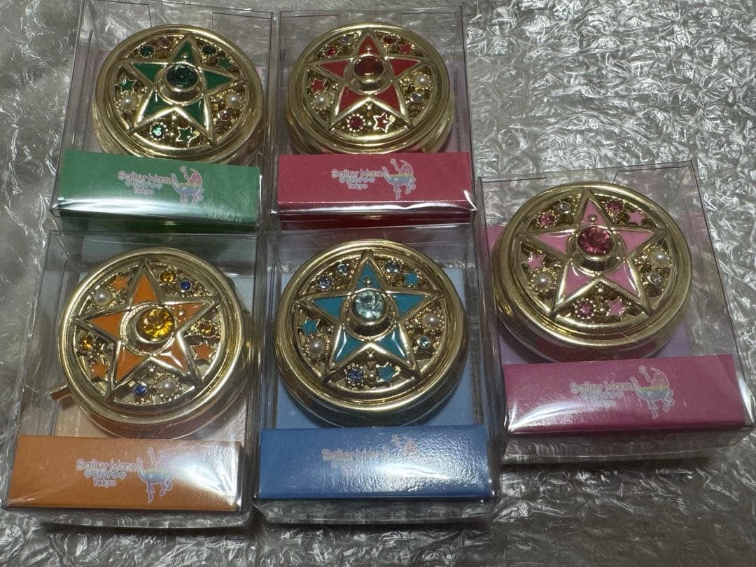 セーラームーン　ストアオリジナル　通信機ケース　5個セット　コンプリート　内部