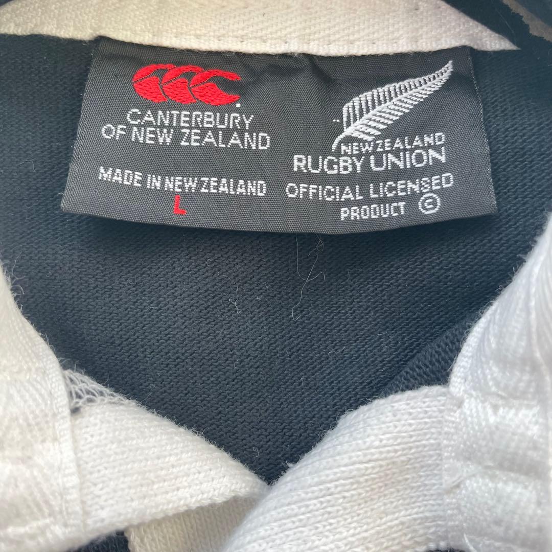 CANTERBURY 90s スタインラガー　長袖　ポロシャツ　オールブラックス