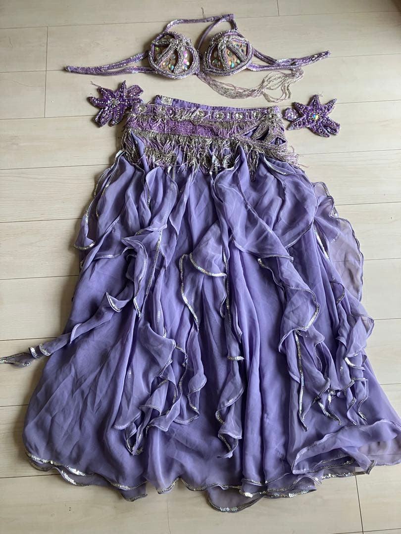 SIM MODA EVI ベリーダンス 衣装　ラベンダー