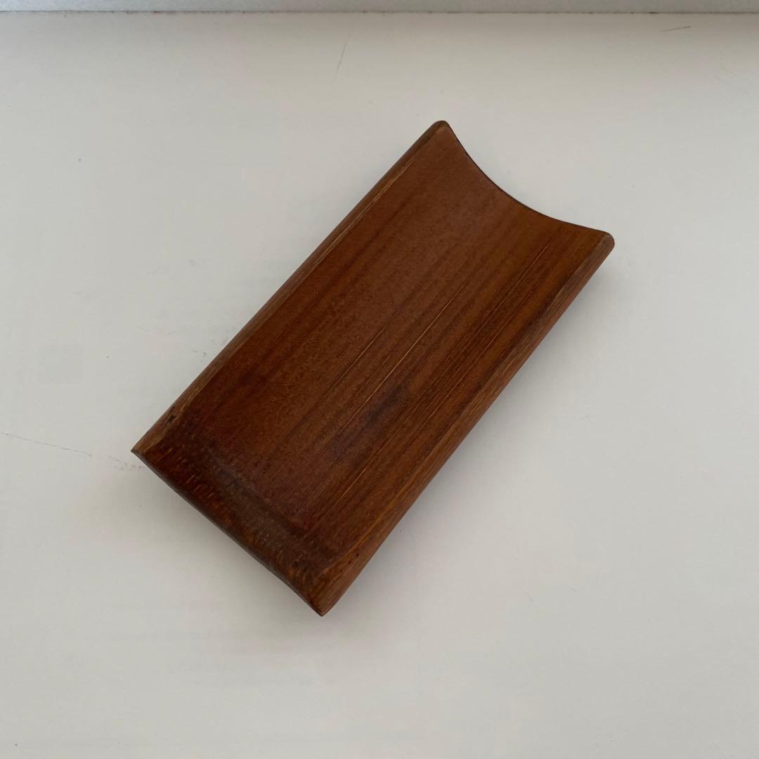 象堂山人刀竹製　鮎図　茶合　則子　仙媒　茶量　煎茶道具　とても良い作品