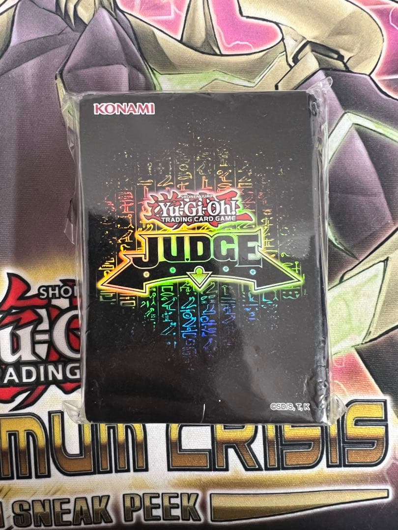 遊戯王 公式 2022 JUDGE 黒 スリーブ 80枚