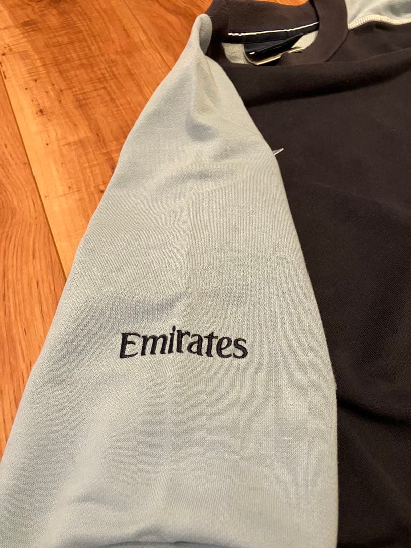 チェルシーFC UMBRO スウェット 古着 青 黒 刺繍