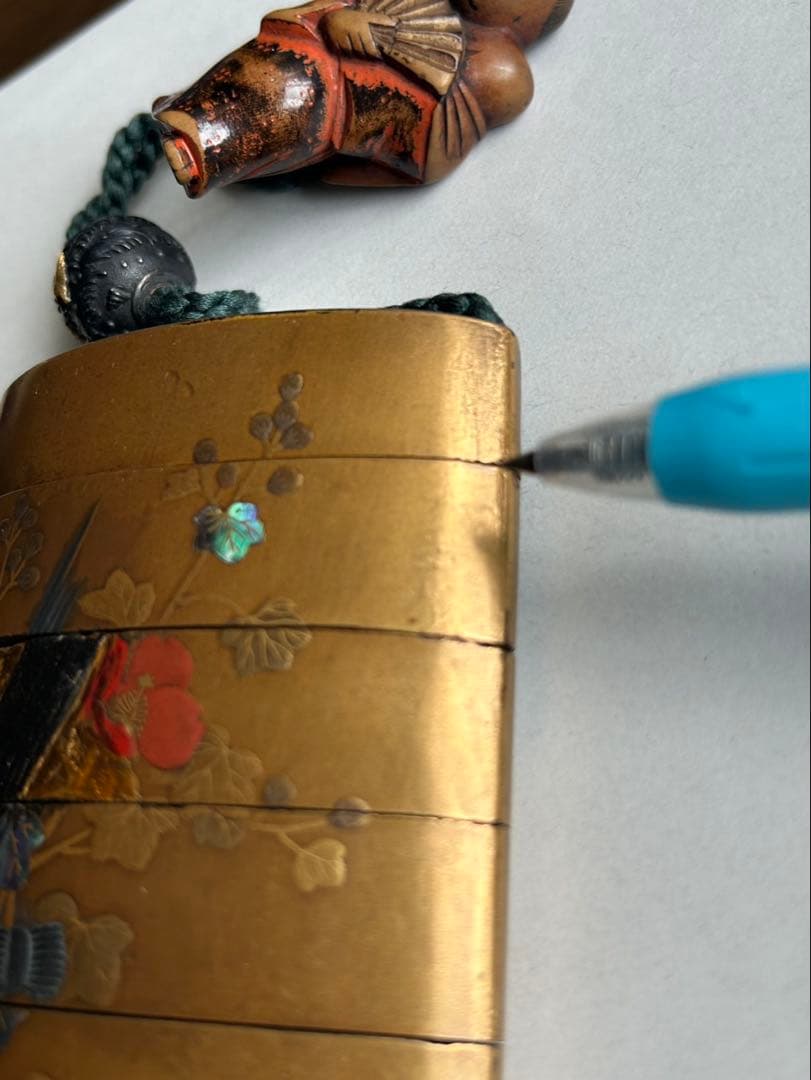 時代物　蒔絵印籠