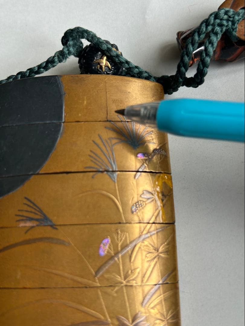 時代物　蒔絵印籠