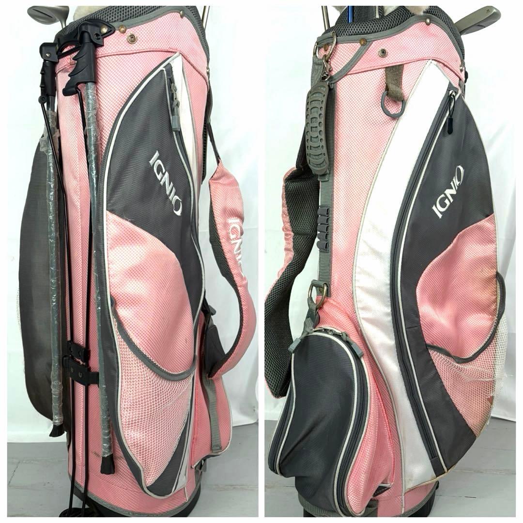 本格派 レディースゴルフクラブ 8本 ゴルフセット 初心者向 ダンロップ お試し