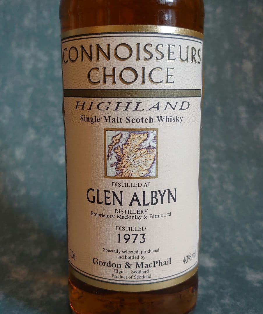 【閉鎖蒸留所】グレンアルビン/コニサーズチョイス25年　ゴードン＆マクファイル