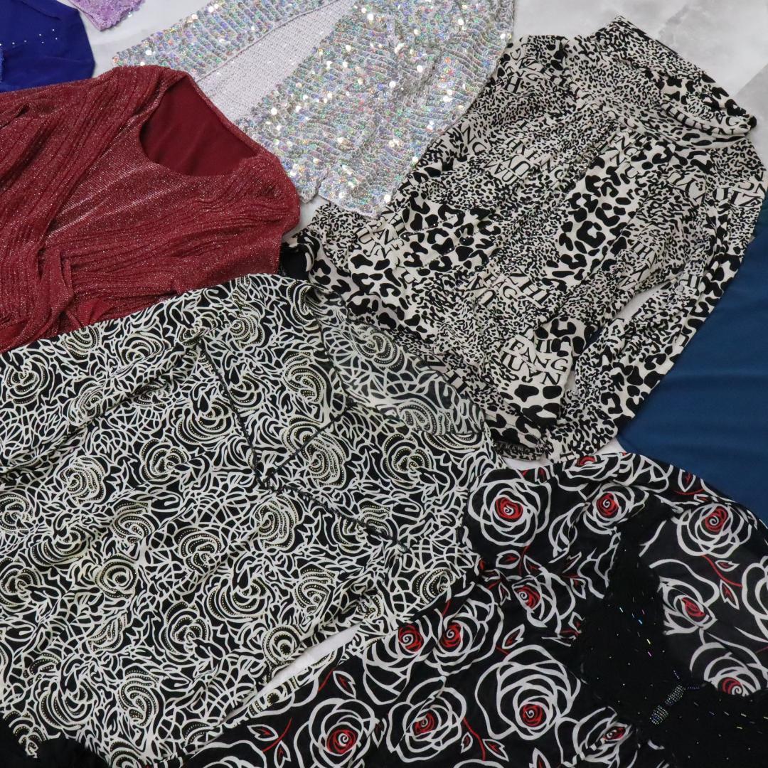 美品 社交ダンス 衣装 レッスン着 30着 まとめ売り ブラウス トップス