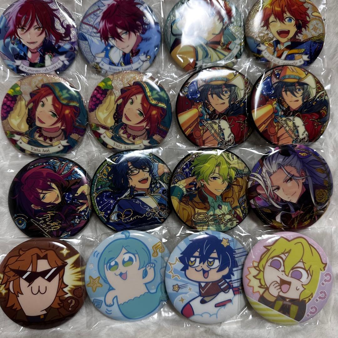 あんスタ　まとめ売り　缶バッジ　朋　巴日和　漣ジュン　着せ替え衣装　乱凪砂