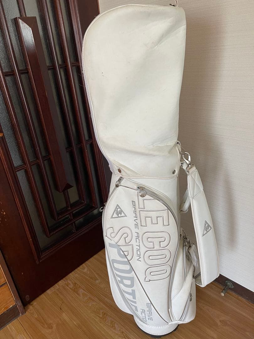 LE COQ SPORTIF キャディバッグ ホワイト
