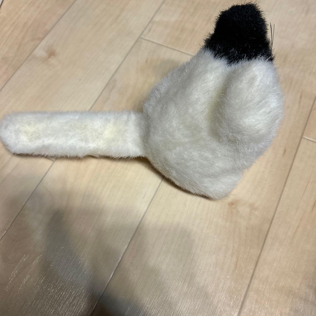 可愛い　白　黒　セキグチ　猫　ぬいぐるみ　レトロ　希少　昭和レトロ