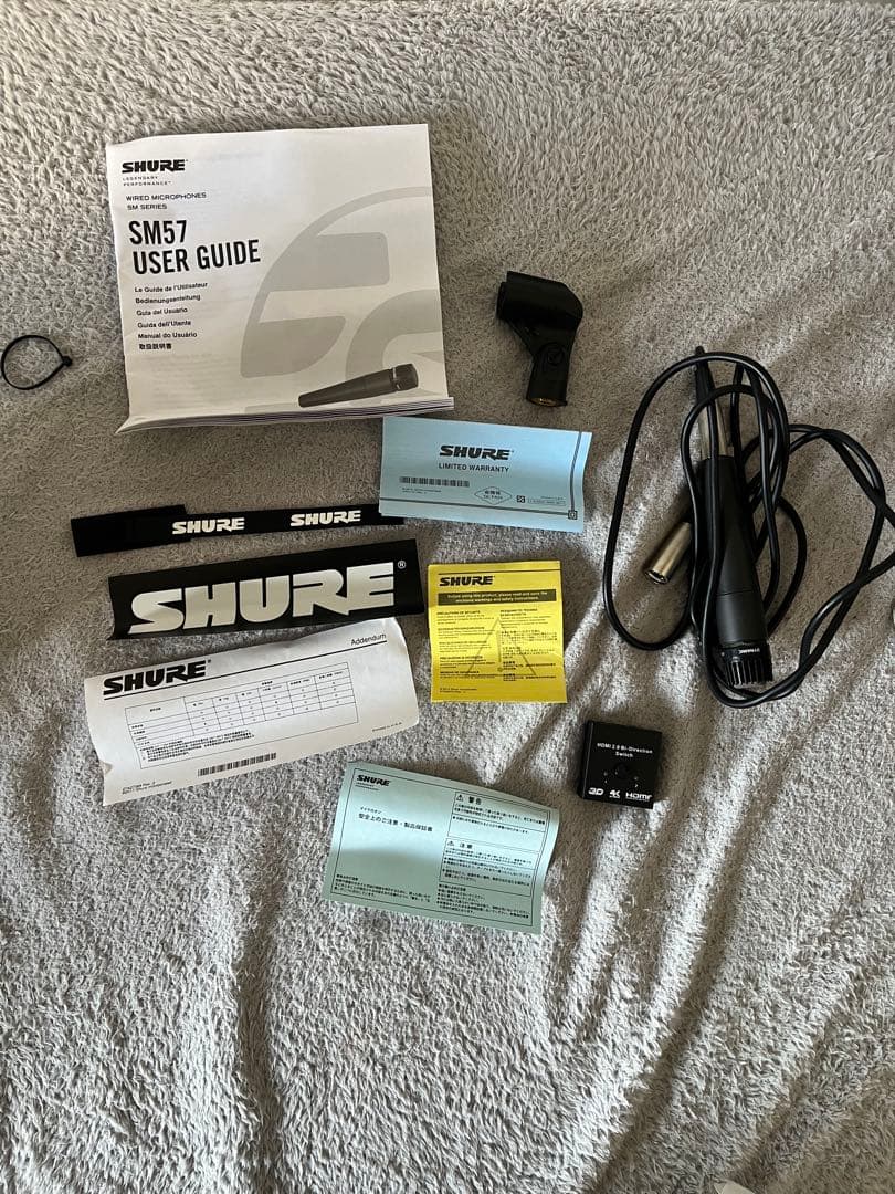 SHURE SM57 ダイナミックマイク 【レコーディング・録音・配信用】