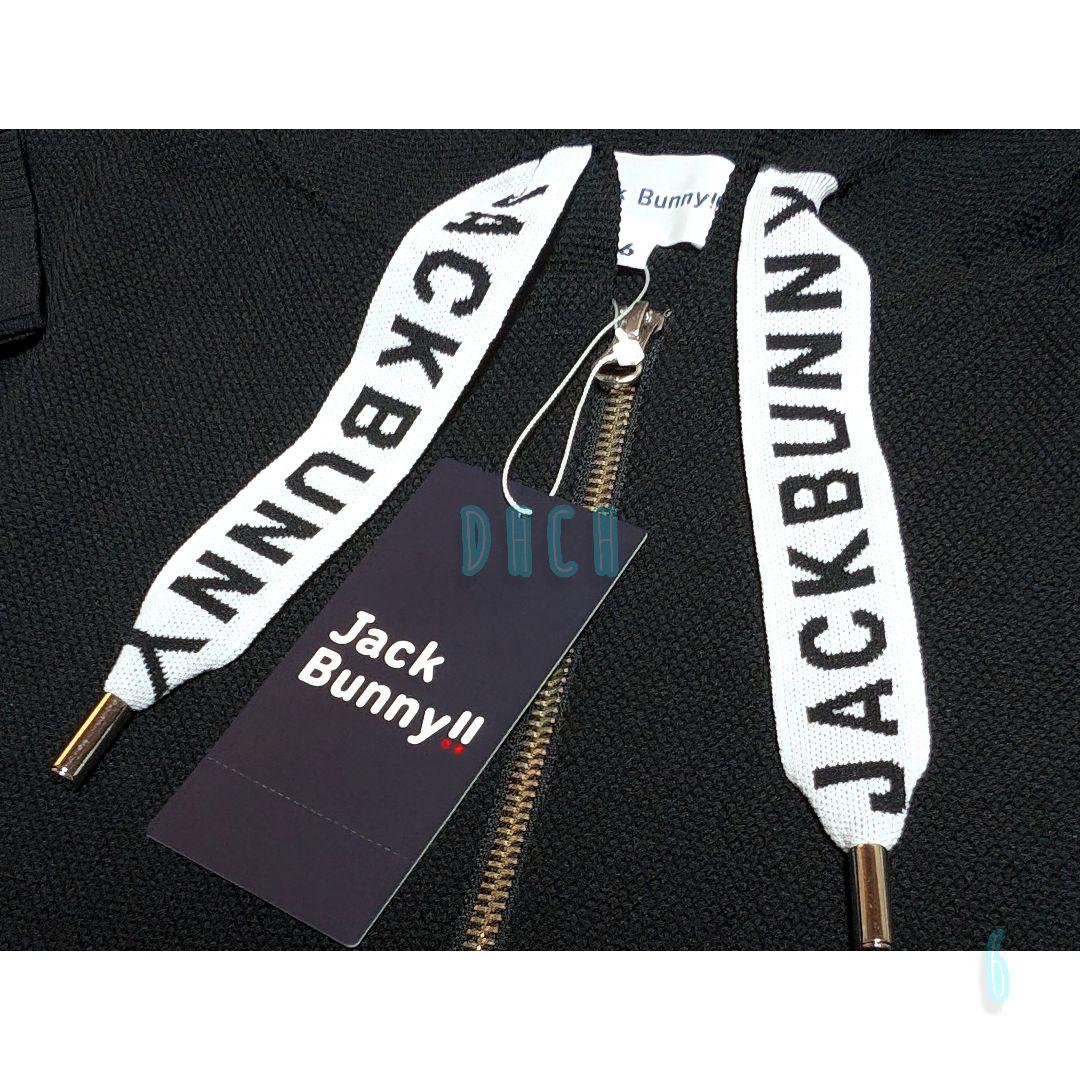 新品 【サイズ６(ＸＬ)】【ブラック】ジャックバニー ニットパーカー ゴルフ