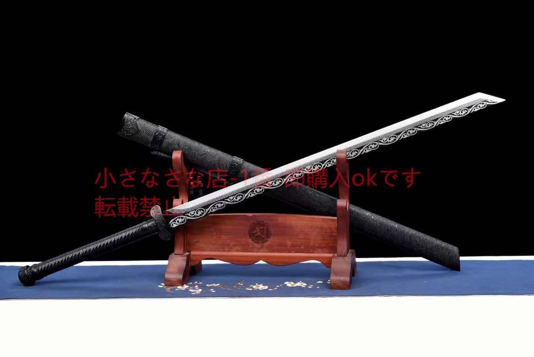 【黒金古刀―天痕】  古兵器 武具 刀装具 日本刀 模造刀 居合刀