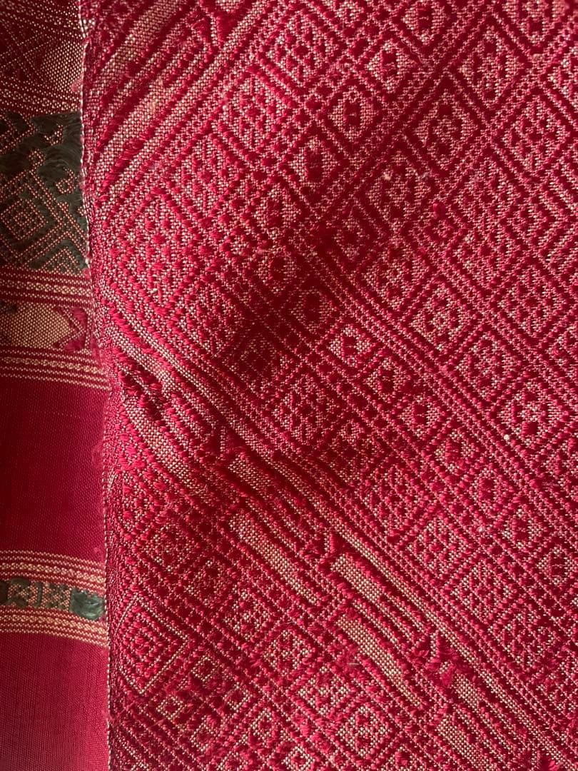 アンティークタイシルク　手織