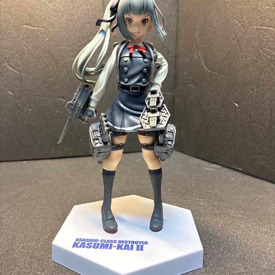 ● ピットロード製 1/700日本駆逐艦 霞(かすみ)ジオラマ完成品＋艦これ霞