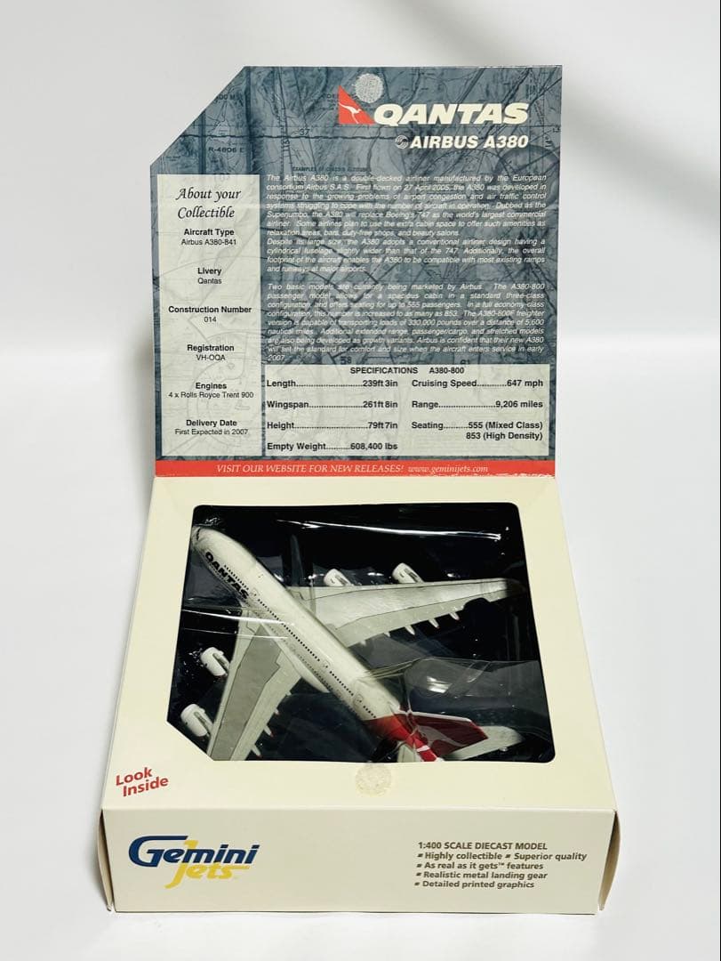 航空機・ヘリコプター Gemini 1/400 QANTAS A380