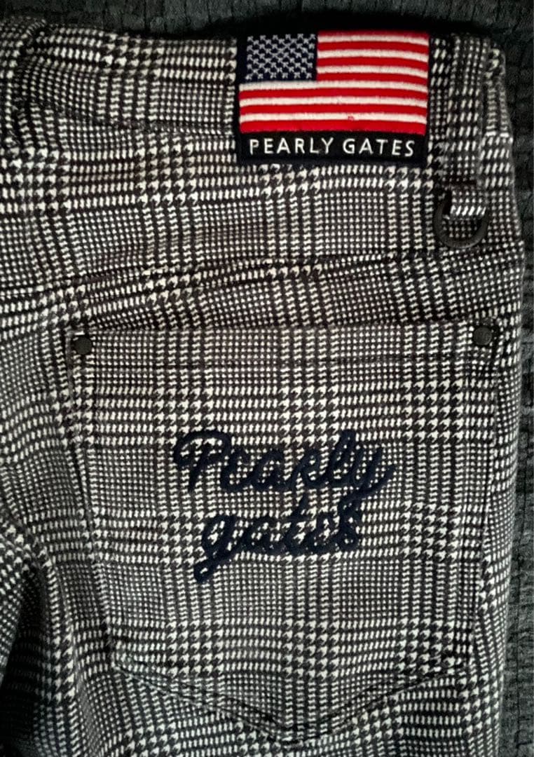 PEARLY GATES 防寒　裏起毛　4 パーリーゲイツ　千鳥格子　アメリカ