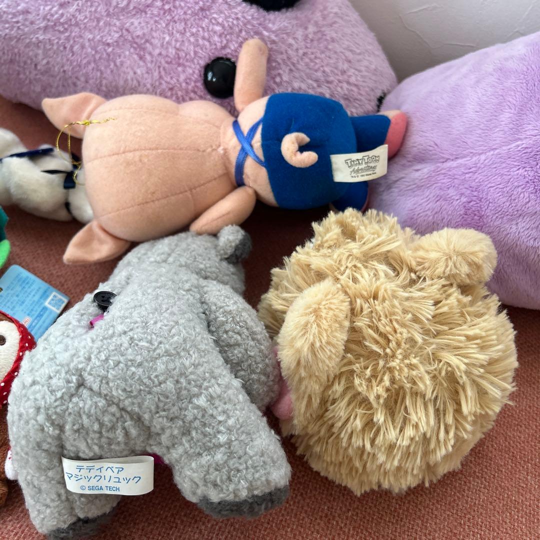 レトロ　サンエックス　きれいずきん生活　ぬいぐるみホルダー　カピバラさん　かっぱ