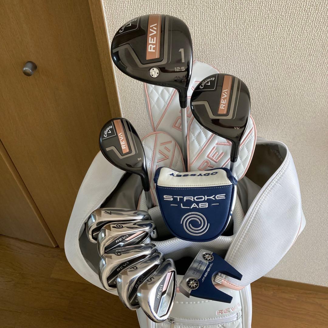 HANA&HINA様用 キャロウェイREVA ゴルフクラブ 9本セット バッグ付