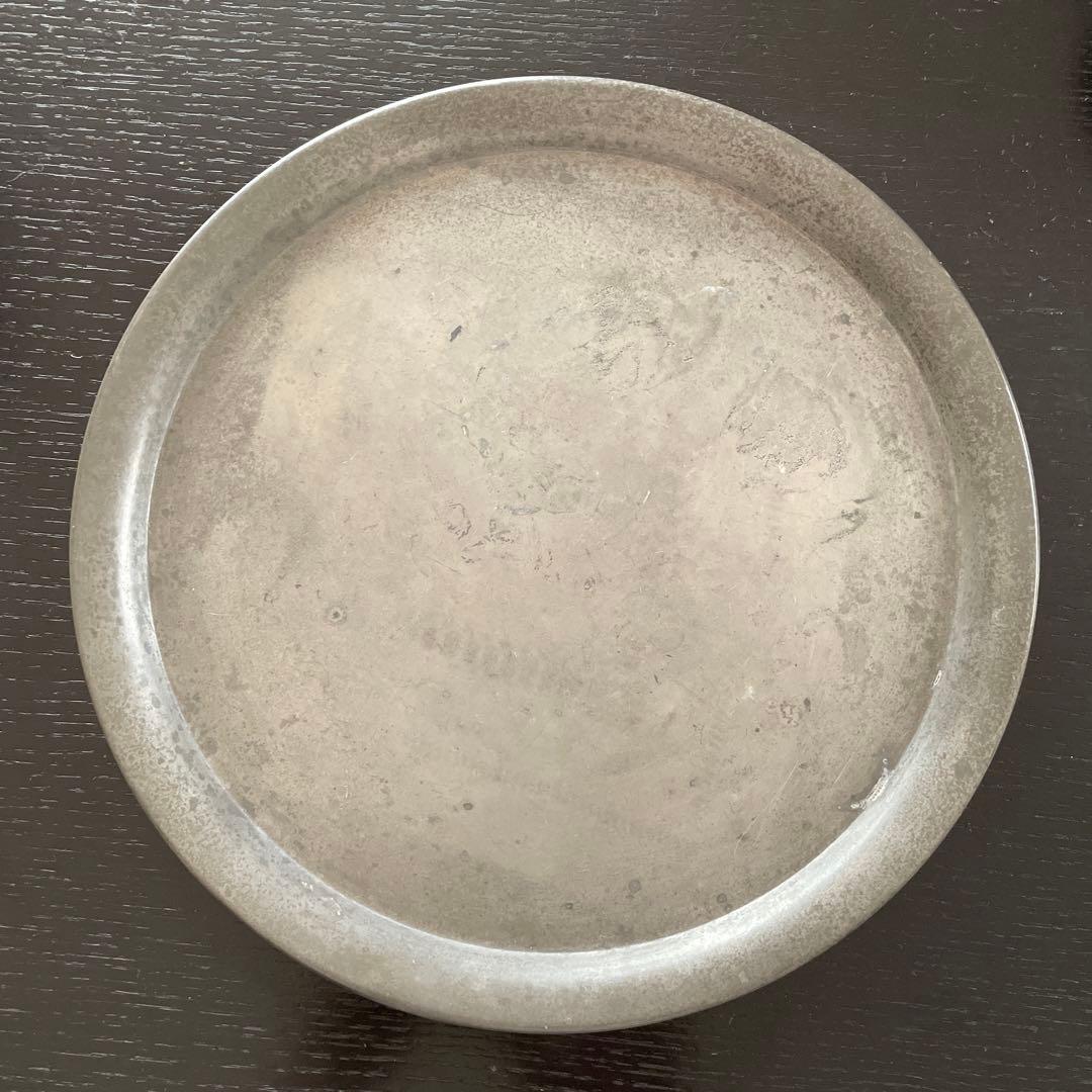 crescent pewter 社　ビンテージ　ピューター製ティーポットセット