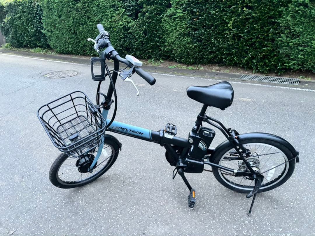 電動アシスト折りたたみ自転車 peltech