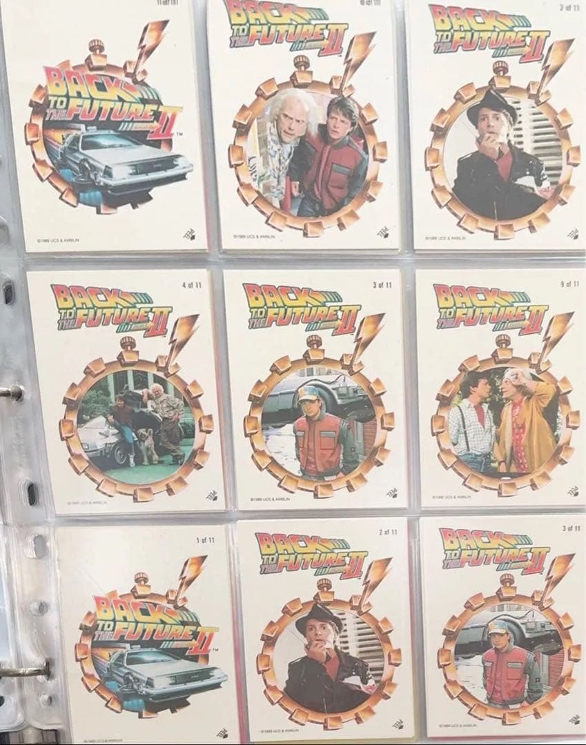 バック・トゥ・ザ・フューチャー ２トレーディングカード コンプリート