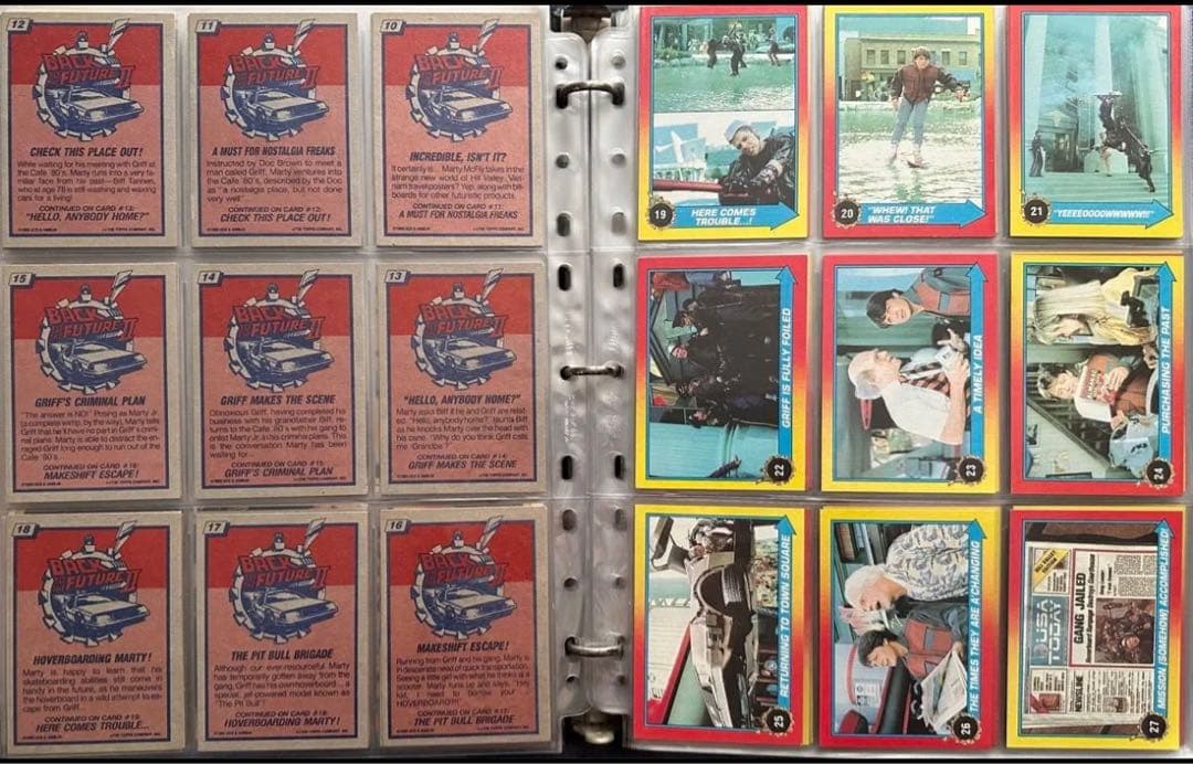 バック・トゥ・ザ・フューチャー ２トレーディングカード コンプリート
