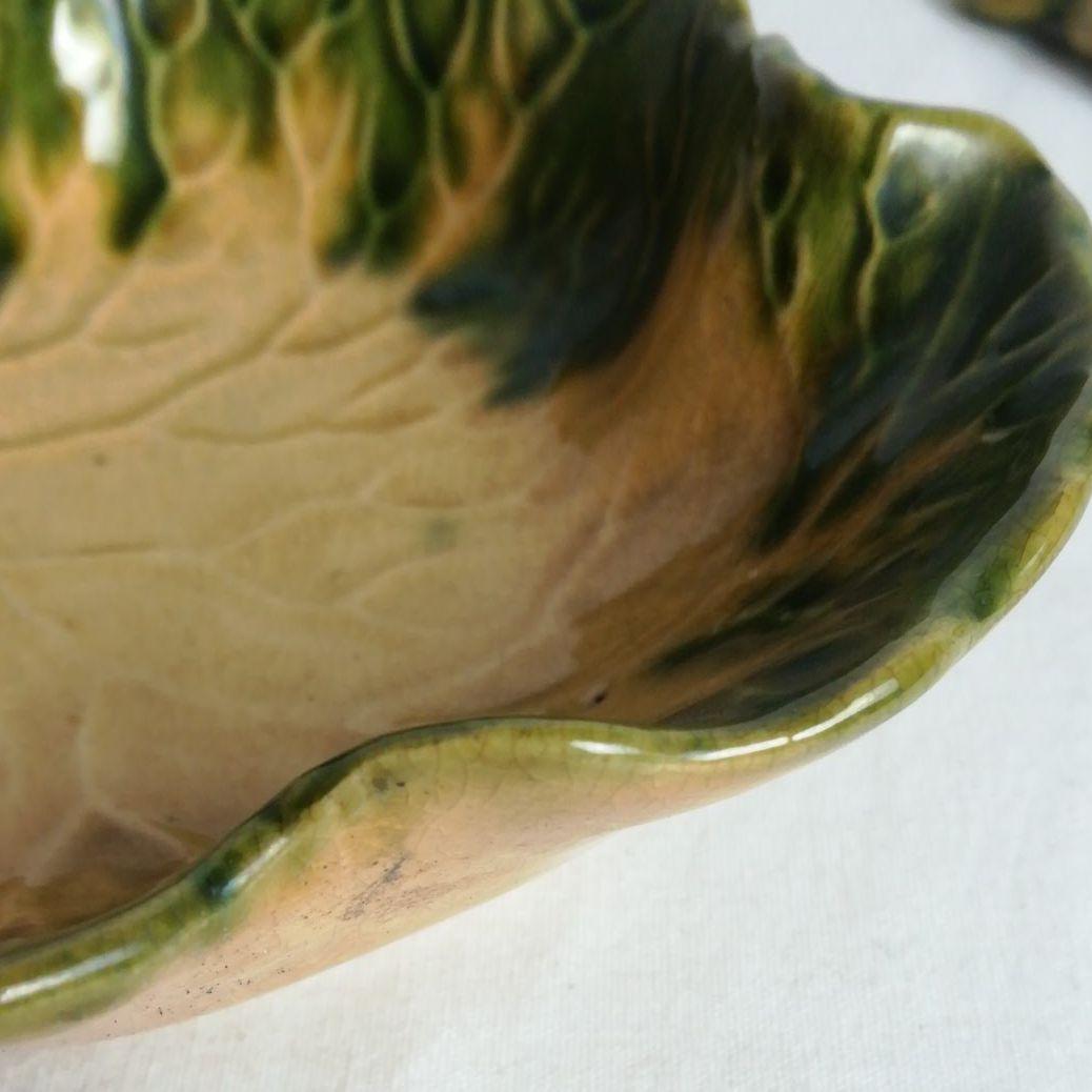 時代　出雲焼　葉っぱ型　小皿　小鉢　５客