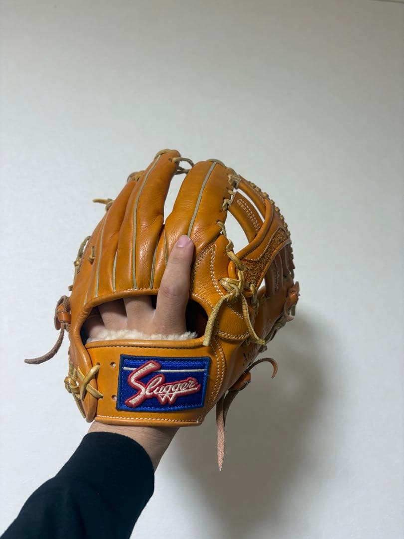 スラッガー Aggressive 軟式グローブ オレンジ