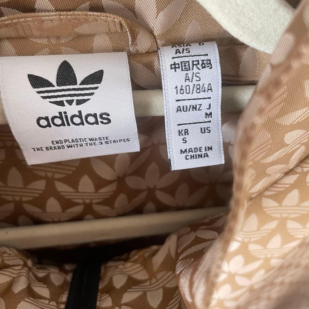 アディダス 70s ハーフジップ モノグラム ウインドブレーカー / 極美品　M