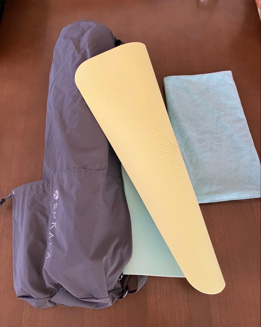 【美品】LAVA SUKALA ヨガマット、ラグ、収納バッグ　3点セット