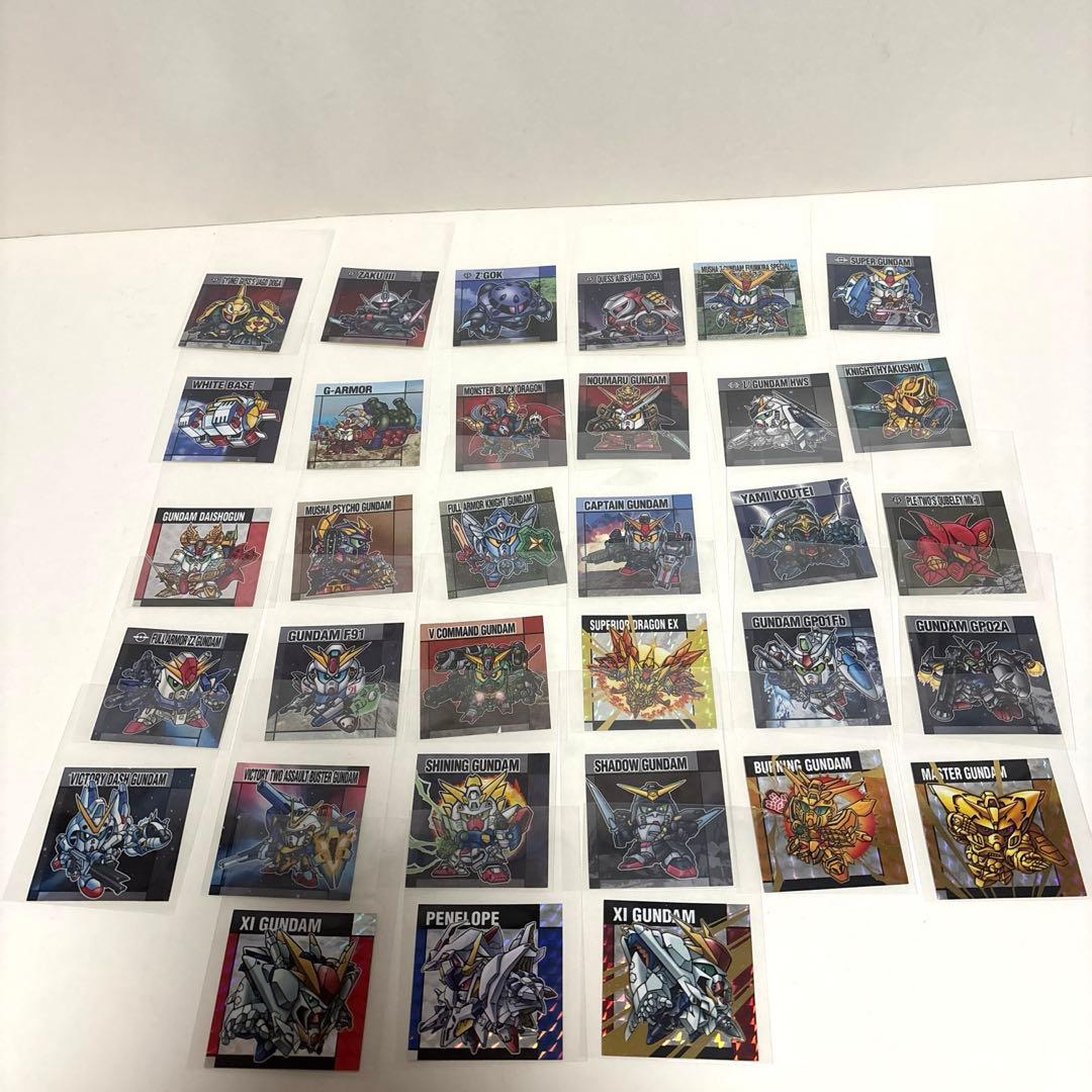 最新弾 元祖SDガンダム スナック2 メタリックシール 全33種フルコンプ