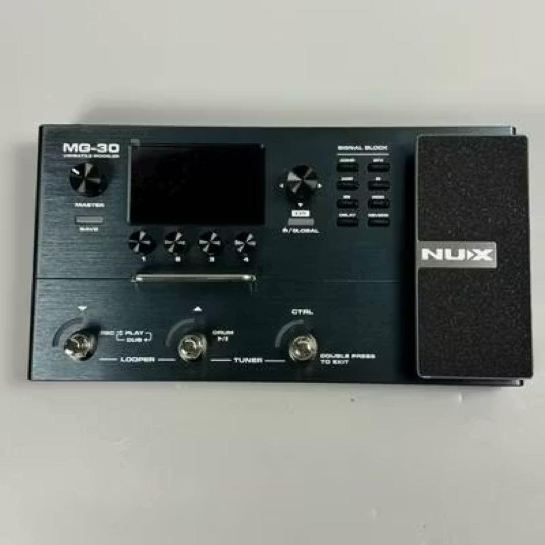NUX MG–30 ギターマルチエフェクター　付属のフットスイッチなし