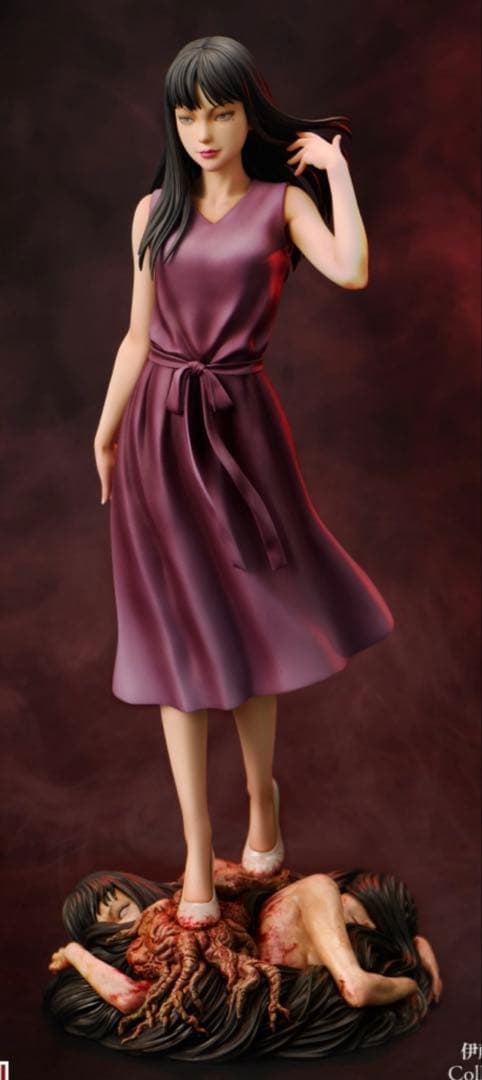 伊藤潤二×藤本圭紀 「富江」 コラボレーション・スタチュー　豆魚雷