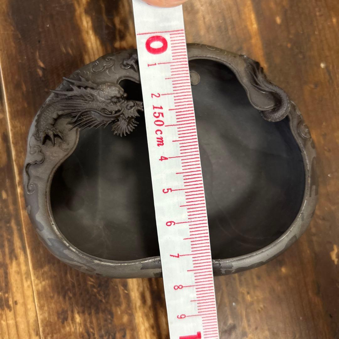 7*7様 書道 硯 老坑水盂雲龍型　美術品　芸術品　骨董品　工芸品　最高級　逸品