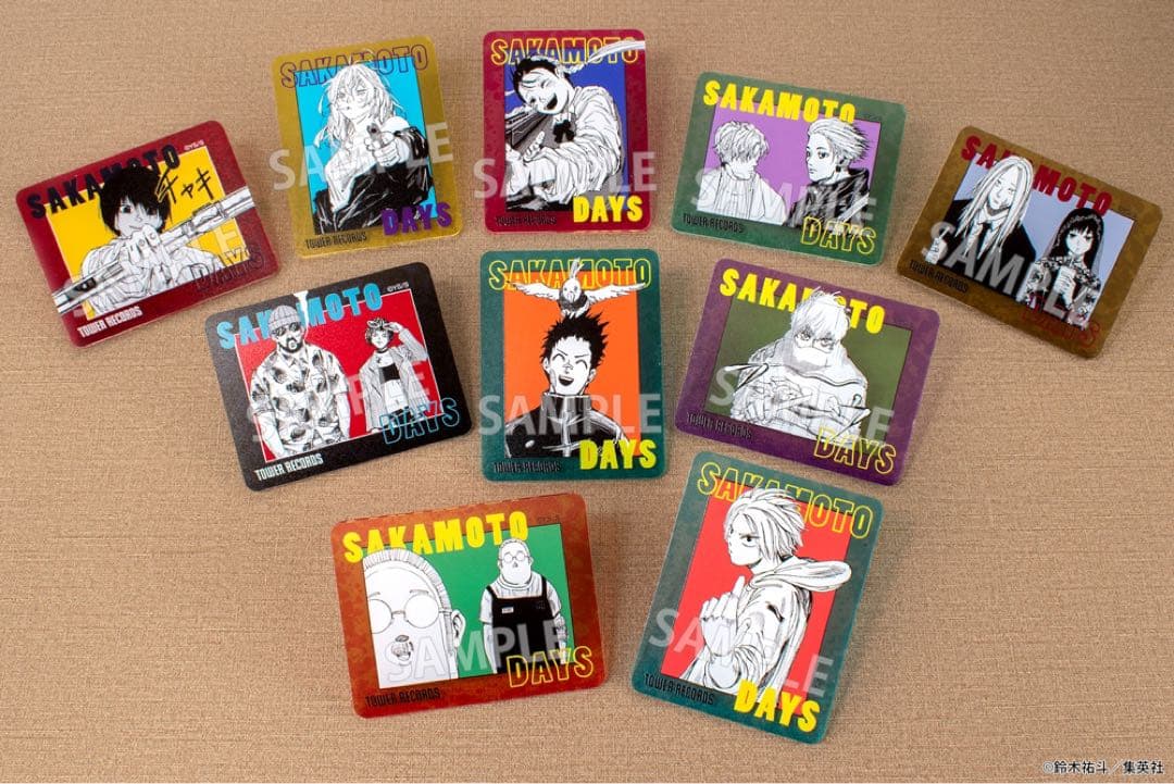 サカモトデイズ タワレコカフェ 缶バ フォトカ トレカ ミニフォト ブロマイド