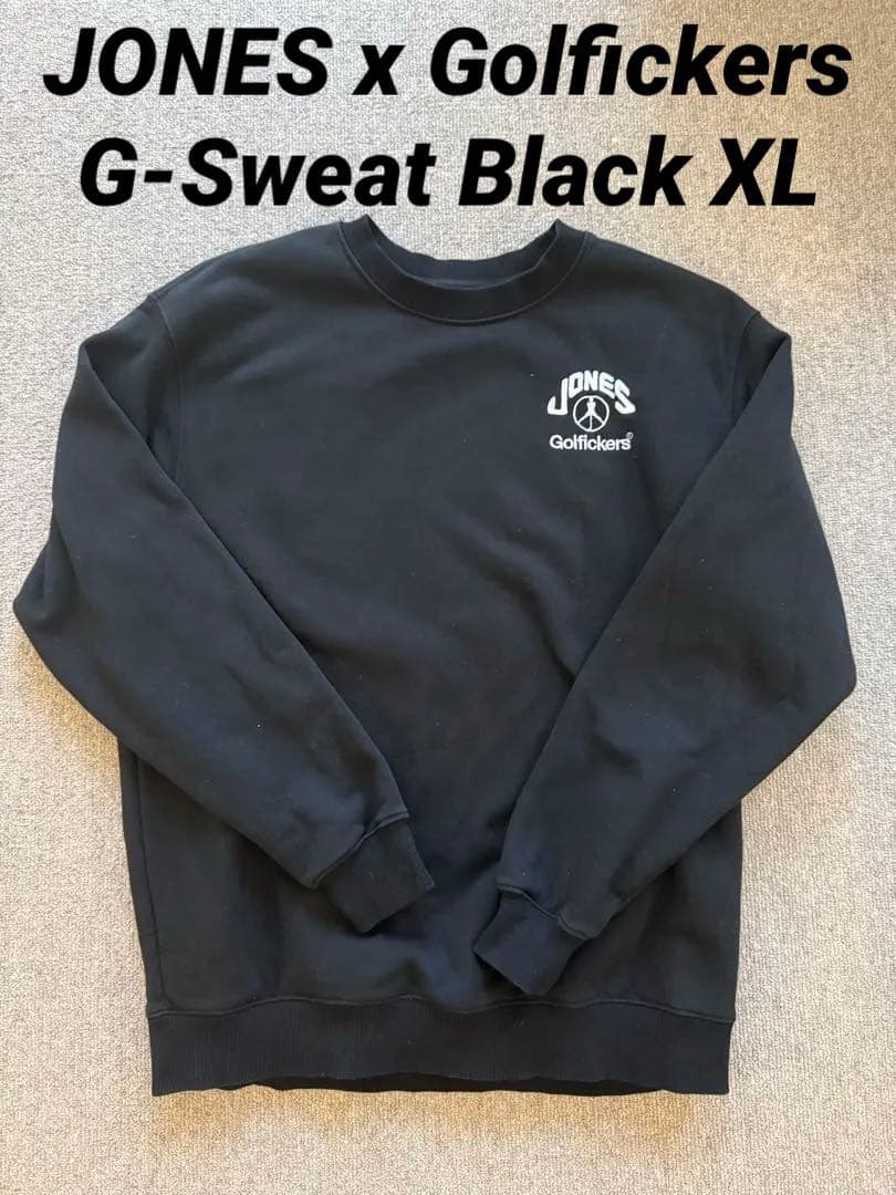 メンズウェア JONES x Golfickers G-Sweat Black XL