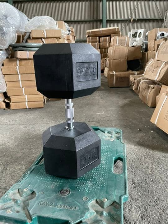 4000円割引　ラバーヘックス  ダンベル　37.5kg 47.5kg 各2個