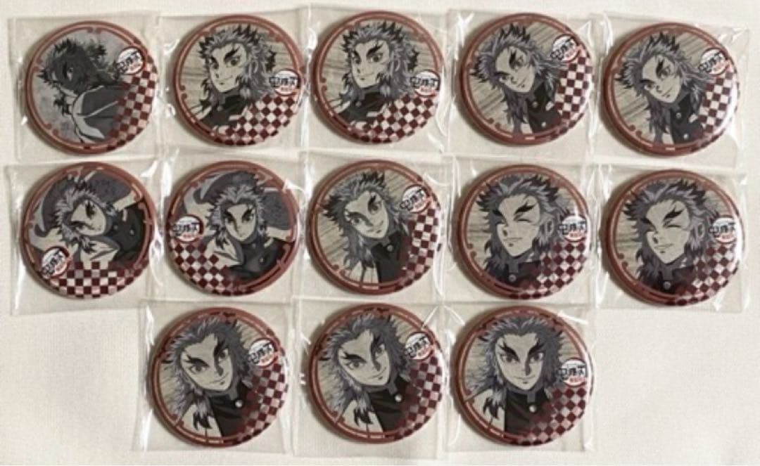 鬼滅の刃 ufotable dining くじ 缶バッジ 煉獄 13個セット