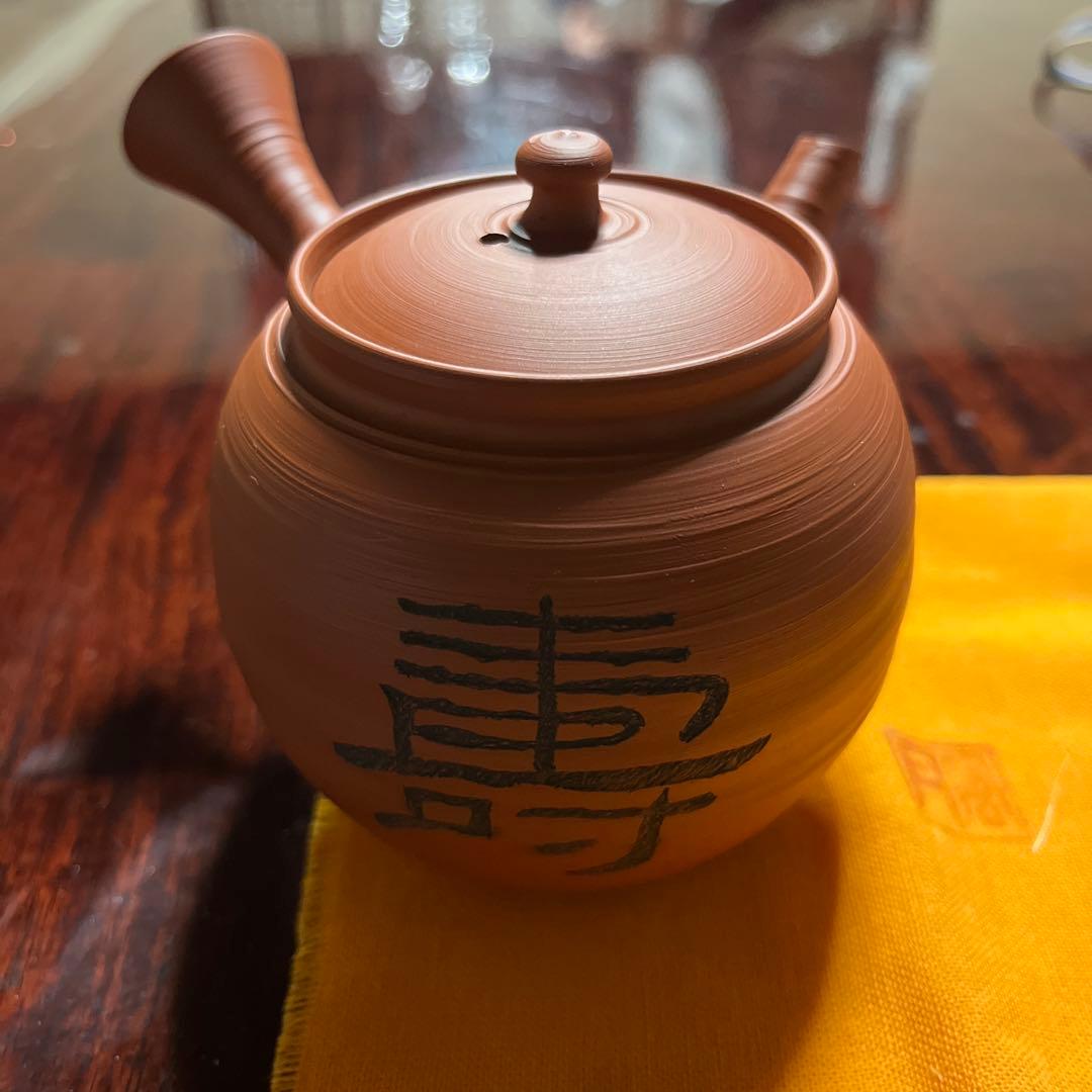 急須　朱泥　風月　常滑焼　希少　アンティーク