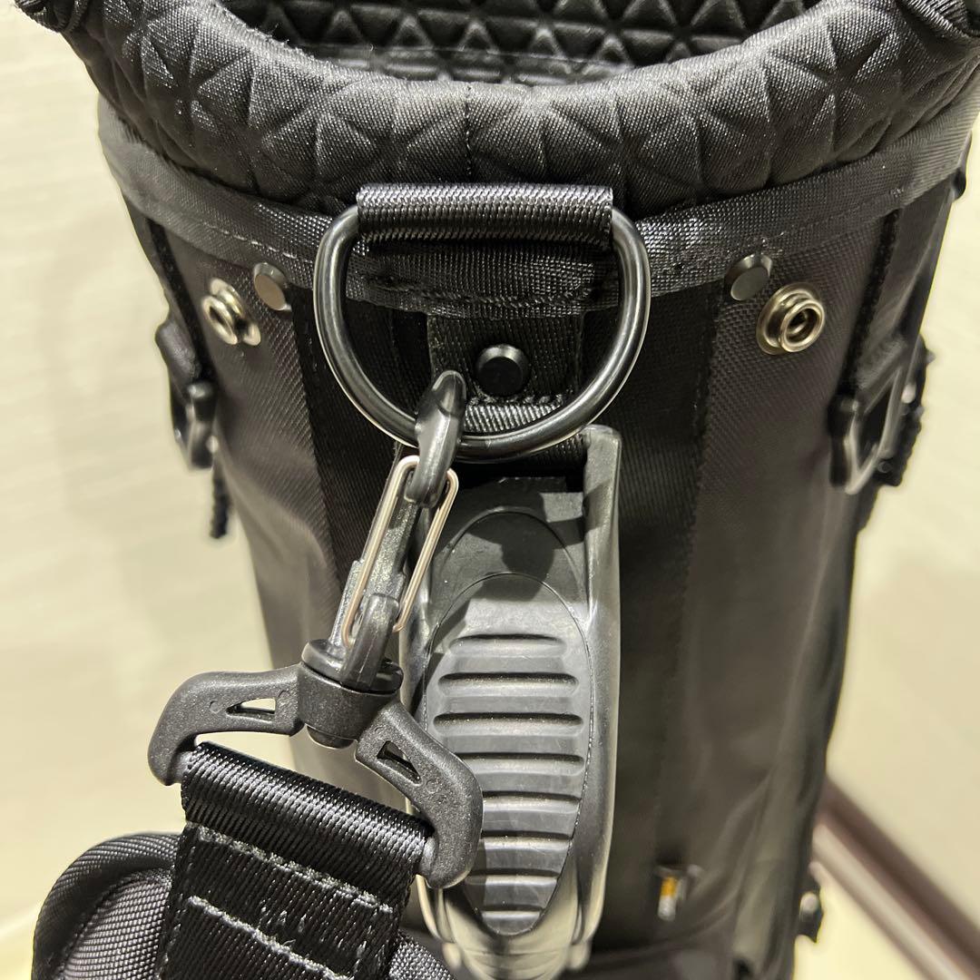 美品 MIURA ゴルフ キャディバッグ ブラック×ゴールド　三浦技研
