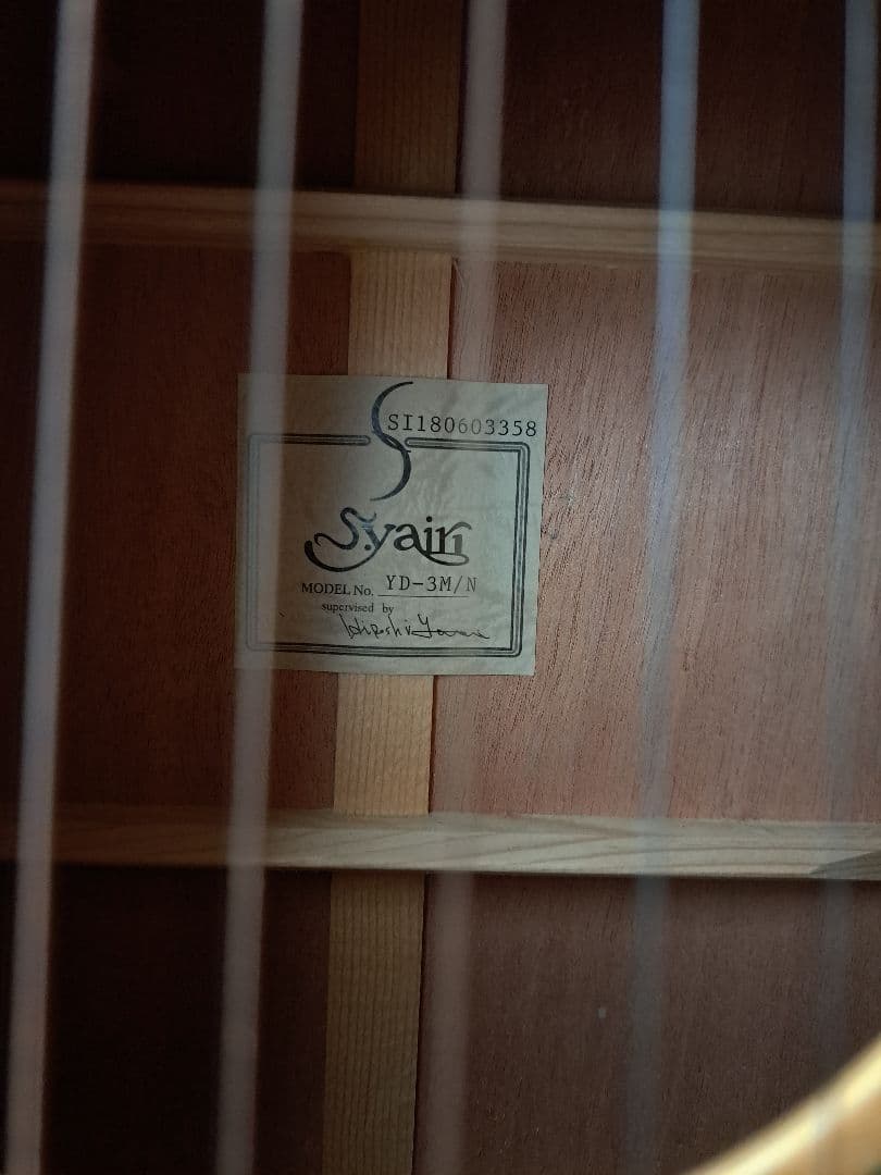 【S.Yairi】アコースティックギター　 YD-3M/N　メルカリ出品