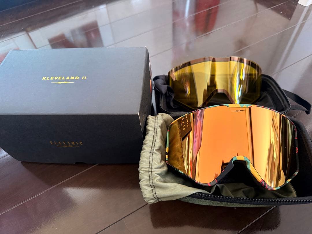 ELECTRIC KLEVELAND II ゴーグル AUBURN RED