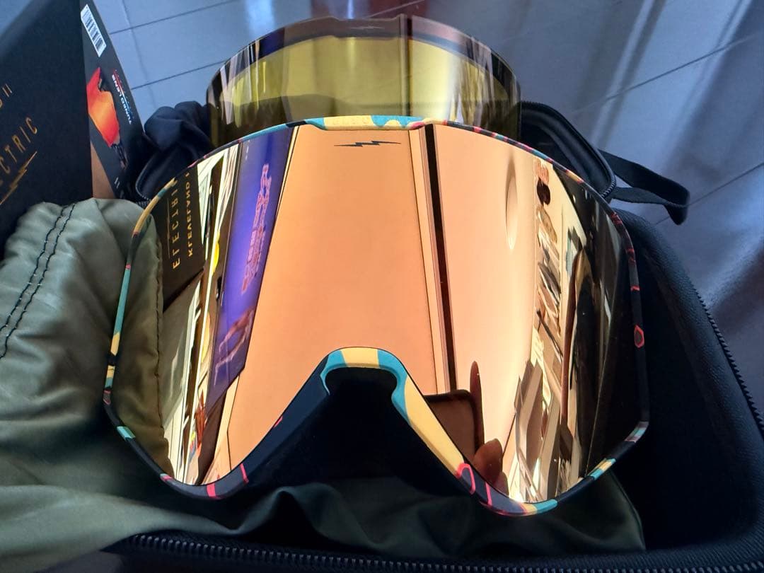 ELECTRIC KLEVELAND II ゴーグル AUBURN RED