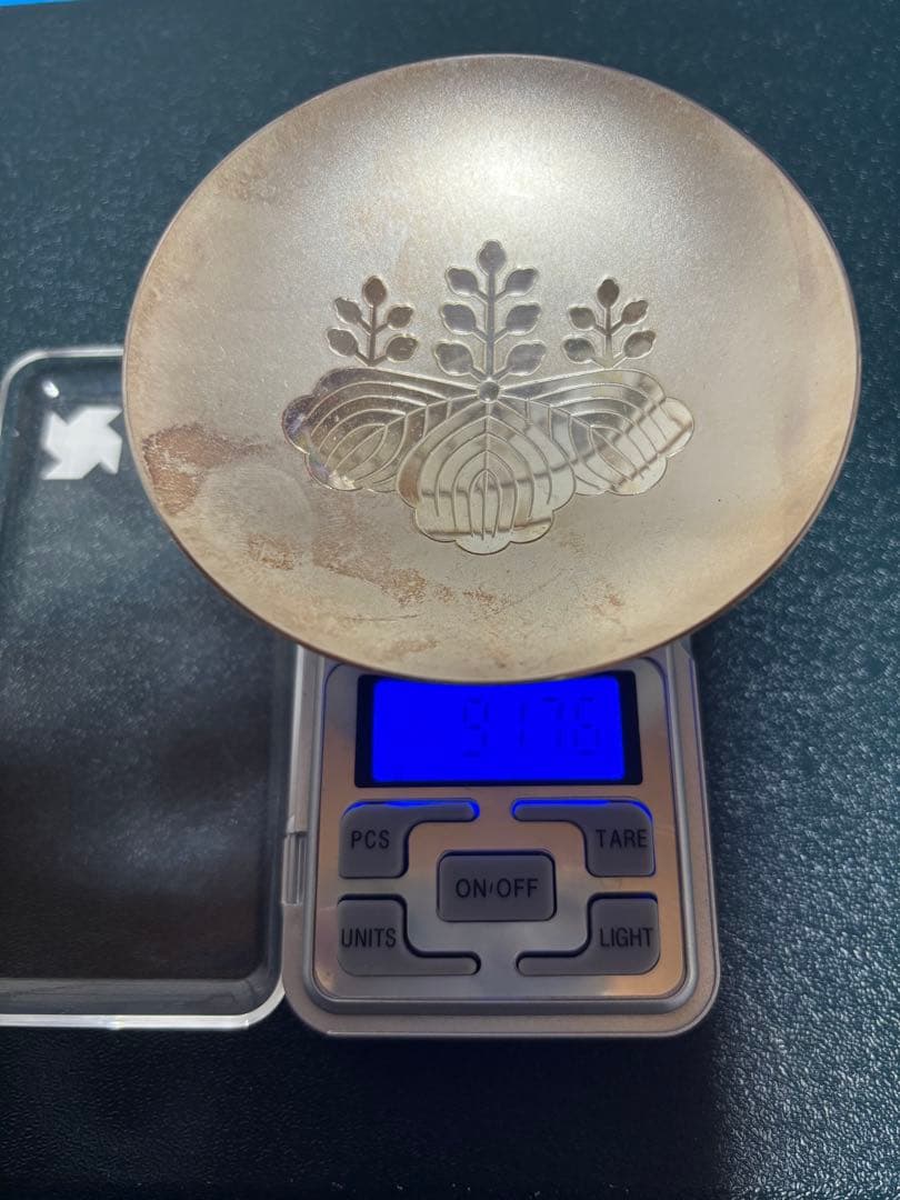 銀杯　純銀　約91.76g 刻印あり　シルバー　造幣局