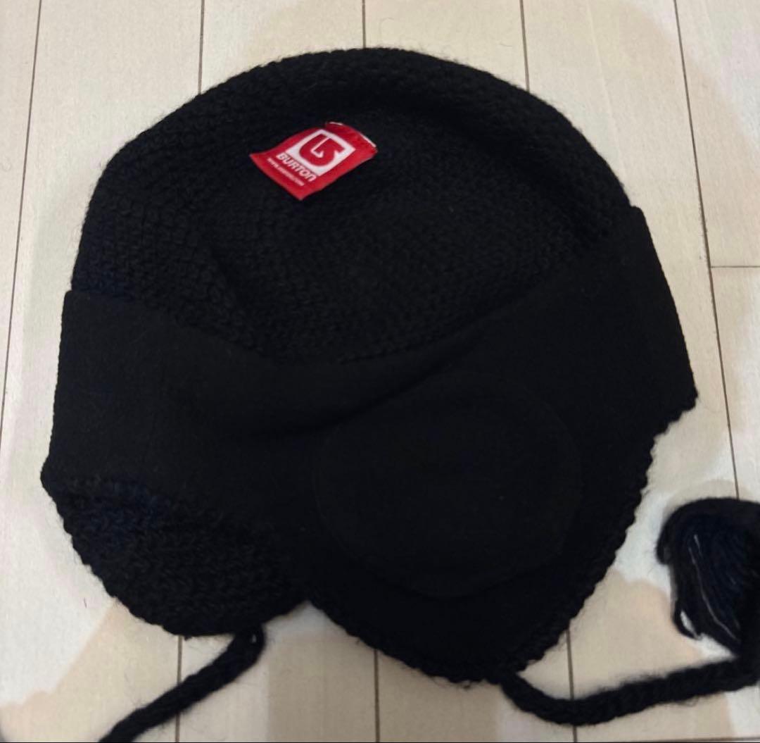 バートン内蔵スピーカー付きニット帽 黒☆