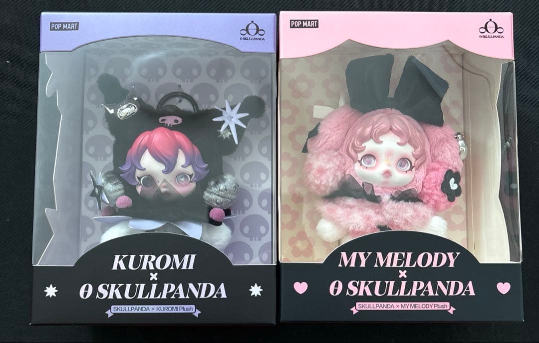 POPMART スカルパンダ マイメロ クロミ ぬいぐるみペンダント セット