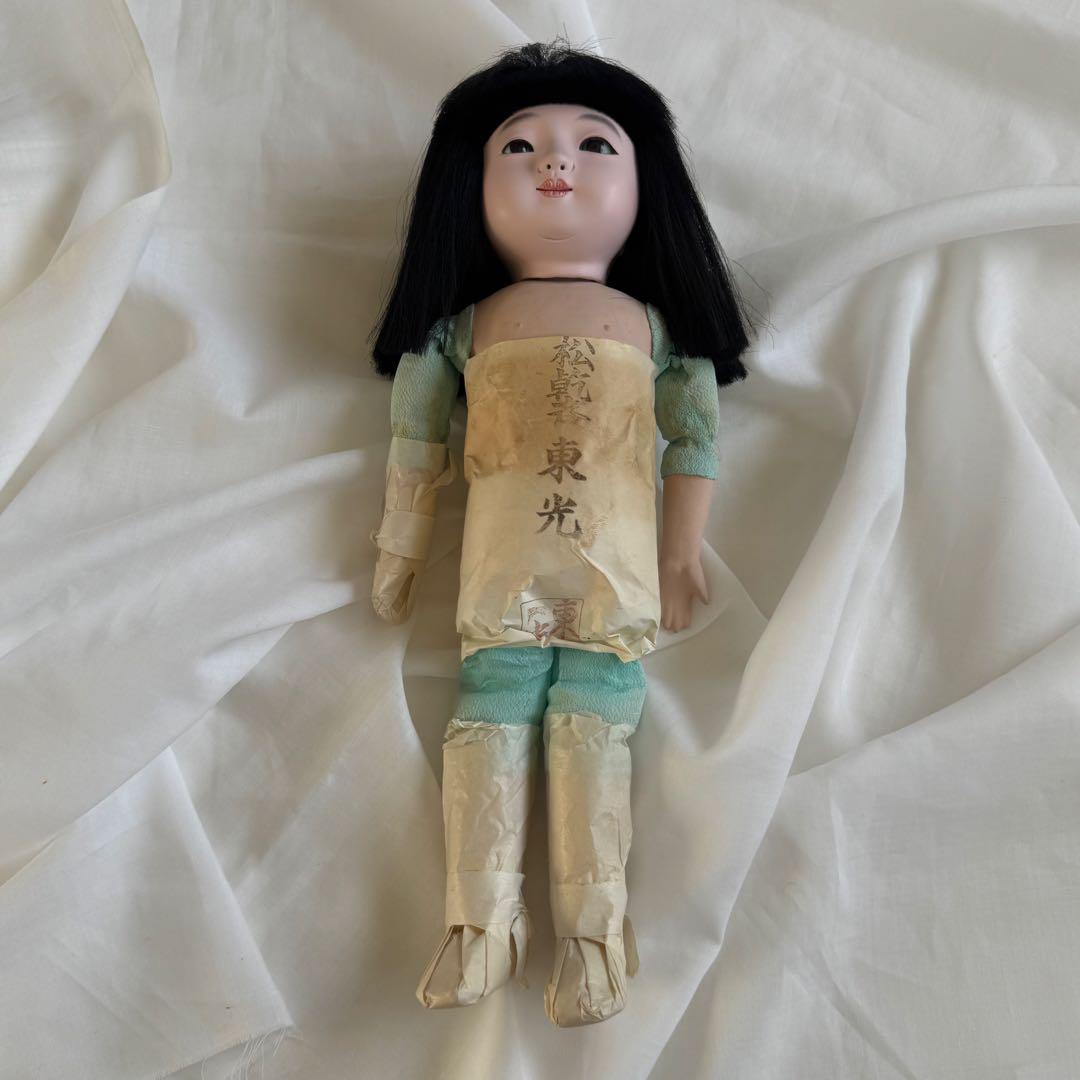 市松人形　松乾斎東光　身長35.5cm