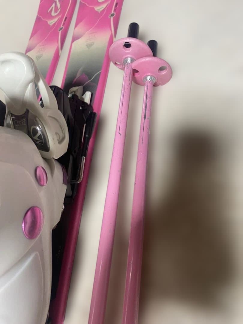 k2 ジュニア112cm ブーツ18cm シナノ85cmスキーセット 中古