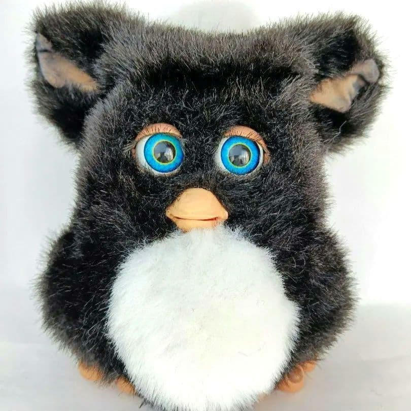 【稼働品】ファービー2 ミルキーパンダ ブルー目 ドイツ語 2005